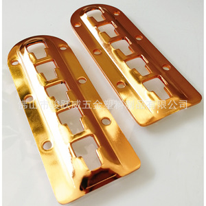 Golden <b>Bed</b> Hinge 142mm X 51mm Durable Iron Electroplated For <b>Soft</b> <b>Bed</b> <b>Frame</b> Connectors - Product Image 2