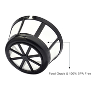 Filtros de Café Reutilizáveis para 8-12 Xícaras, Filtro de Café em Malha de Nylon, Compatível com Máquinas de Café Mr. Coffee, Black + Decker, Proctor Silex