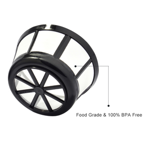 Filtres à café réutilisables, <span class=keywords><strong>filtre</strong></span> à café en panier pour 8 à 12 tasses, maille en nylon, compatible avec les cafetières Mr. Coffee, Black + Decker, Proctor Silex - Product Image 3