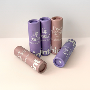 Envase Ecológico de 5 ml para Lápiz Labial, Tubo de Bálsamo Labial con Logotipo Personalizado, Envase Cilíndrico de Papel para Cosméticos, Envase Retráctil - Product Image 5
