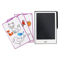 Tablette d'écriture numérique LCD couleur 8,5 pouces pour enfants, avec bords arrondis lisses, supporte la personnalisation du logo