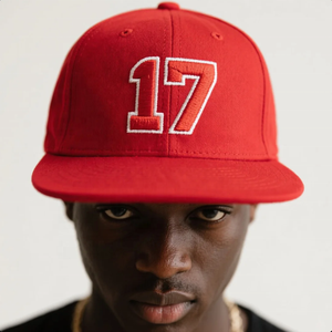 Nouveaux produits dans la tendance 2025 Rock Hats Flat Brim Logo de broderie personnalisé Chapeaux pour hommes Snapback - Product Image 6