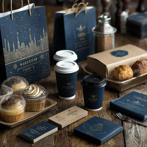 Bán Buôn 8Oz 12Oz <span class=keywords><strong>16Oz</strong></span> 22Oz Phân Hủy Sinh Học Dùng Một Lần Cafe Takeaway Tường Đơn Đôi Tường Cà Phê PLA Cốc Giấy Với Nắp - Product Image 2