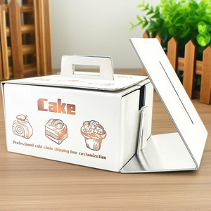 Custom torta isolati alimenti surgelati scatole di cartone e pacchetto di alimenti surgelati scatola di cibo per prodotti da forno torte di pane - Product Image 3