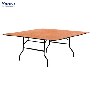 Tavoli da pranzo pieghevoli per banchetti <span class=keywords><strong>di</strong></span> nozze in <span class=keywords><strong>legno</strong></span> da 6 piedi - Product Image 4