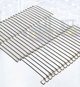 304 Paslanmaz Çelik Tel Örgü Konveyör Bant Kaynaklı Örgü Kaplama Konveyör Bandı El Yapımı Pişirme İçin - Product Image 3