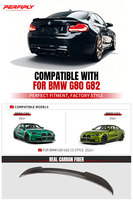 Kits de Conversión Perfiply, Alerón Trasero de Fibra de Carbono Estilo CS Real para BMW G80 M3 M4 G82 G8X 2021+, Kits de Carrocería