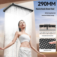 Système de douche numérique moderne en métal à température contrôlée avec affichage numérique – Garantie 5 ans – Solution complète pour salles de bain d'hôtels