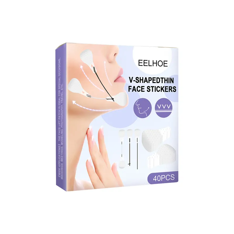 Eelhoe Gesicht Invisible Lift Tape Dünnes Gesicht Instant Anti Wrinkle Sticker Shaper Artefakt Unsichtbarer Facelifting-Aufkleber