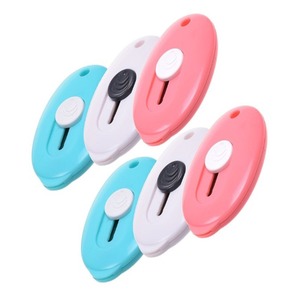 Cuchilla de Corte Color Caramelo, Cuchillo Multiusos para Estudiantes de 9 mm, Abrepaquetes Seguro - Product Image 3