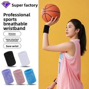 Cotton <b>Wrist</b> <b>Support</b> for Basketball Cycling <b>Tennis</b>-Breathable Sweat-Absorbent Non-Marring Sports <b>Support</b> Customized Logo (All - Product Image 2