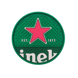 Custom Logo Round <b>Silicone</b> PVC Coaster Rubber Drink Mat Non Slip Heat Resistant Cup <b>Pad</b> Table Protector Mat for Coffee Shops - Product Image 2