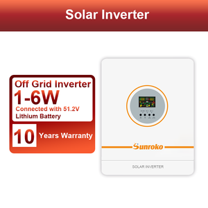 Sistema de Energía Solar Híbrido Sunroko Fuera de la Red, 3kw, 5kw, 6kw, 8kw, 10kw, 10 Kva, Sistema de Energía Solar Fotovoltaica para el Hogar, Conjunto Completo - Product Image 2