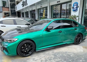 Venta caliente pegatinas de coche Color vinilo tinte burbuja libre PET Isla de Man verde coche envoltura vinilo cuerpo completo - Product Image 5