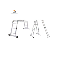 Échelle en aluminium multi-positions pliable, résistante à la corrosion, charge maximale 150 kg, en promotion