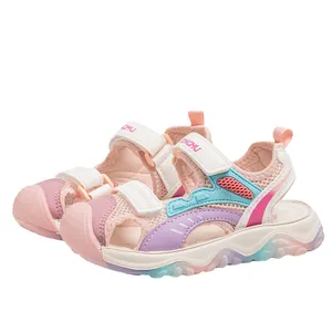 Explosieve Nieuwe Producten Eenvoud Sweet Junior Ademende Sandalen Kids Sport Sandalen Voor Meisjes