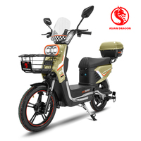 Vélo Électrique Urbain Élégant à 2 Roues avec Batterie Intégrée 500W 48V, Moteur Arrière, Longue Autonomie, Haute Vitesse et Capteur
