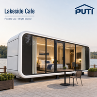 Cabane de Noël Festive en Forme de Pomme pour l'Hiver – Espace Personnalisé avec Cuisine Intégrée et Équipements Sanitaires pour Hôtels et Villas