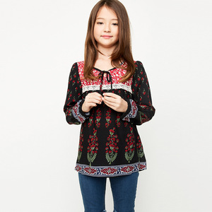 เสื้อผู้หญิงแฟชั่นลายดอกไม้แขนยาวดีไซน์สวยๆ ราคาถูกสุดฮิต - Product Image 1