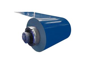 Rouleau <span class=keywords><strong>de</strong></span> métal peint <span class=keywords><strong>de</strong></span> haute qualité, revêtement en <span class=keywords><strong>zinc</strong></span> galvanisé, peinture PPGI PPGL, bobine d'acier certifiée ASTM, pliage et découpe - Product Image 2