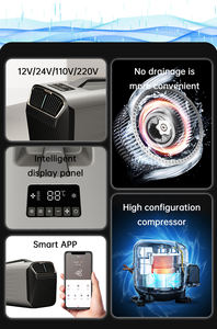 Climatiseur Portable 5200BTU refroidissement rapide DC 48V AC 110-220V climatiseur intégré pour <span class=keywords><strong>camping</strong></span> tente, <span class=keywords><strong>camping</strong></span>-<span class=keywords><strong>car</strong></span>, voiture, camion, fourgon - Product Image 6
