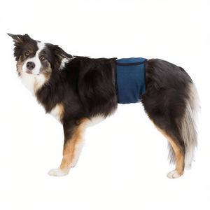 Banda Abdominal para Perros Machos M 4555 cm Azul Oscuro Pañal para Mascotas - Product Image 2