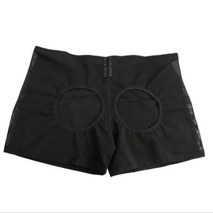 Ropa interior corta con nalgas abiertas para mujer, bragas con Control de forma de cuerpo, bragas sexys para levantar el trasero, pantalones cortos - Product Image 6