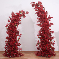 AYOYO Witte Realistische Zijden Bloemendesign Kunstbloemenloper voor Tafeldecoratie Evenementen Moederdag Kerstmis