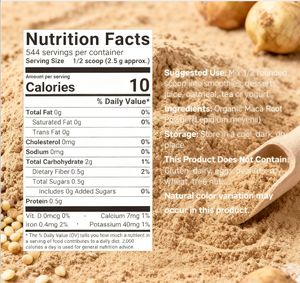 Polvo de Raíz de Maca Orgánica OEM/ODM para Mejorar el Estado de Ánimo, Aliviar el Estrés, Aumentar la Energía y la Resistencia, Equilibrar Hormonalmente y con Propiedades Antioxidantes, Venta al Por Mayor - Product Image 5