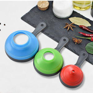 Ensemble pliable personnalisé (lot de 3) pour le remplissage de bouteilles, petits entonnoirs pour bocaux Mason à large ouverture - Product Image 4