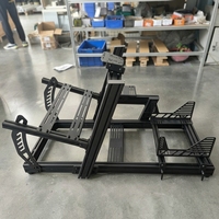 Support de simulateur de course DIY 4080 Compete Sim Racing Rig avec support de siège et support de levier de vitesses compatible avec Playseat Next Level Racing