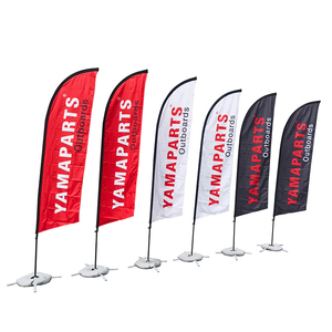 Quảng cáo ngoài trời tổ chức sự kiện biểu tượng tùy chỉnh in lông cờ lông cờ cực swooper lông cờ - Product Image 5