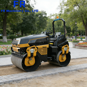 เครื่องอัดถนนแบบดรัมคู่เครื่องอัดถนนสำหรับทางหลวง80R เครื่องอัดถนน - Product Image 2