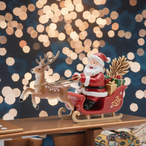 Gấu ông già Noel búp bê quà tặng năm mới giáng sinh trang trí Handmade giáng sinh trang trí cây thông giáng sinh Búp bê người tuyết tuần lộc - Product Image 4