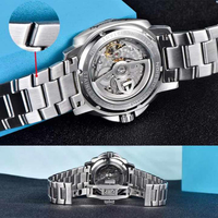 Montre automatique mécanique de sport pour homme Pagani Design 1767, verre en acier inoxydable, 20 bars, plongée, analogique, alarme, vente flash