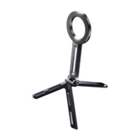 Selfie Çubuğu Tripod Manyetik Telefon Tutucu, 1/4 Portlu Katlanabilir Alüminyum Alaşımlı, İçerik Üretimi için