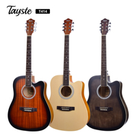 Guitare acoustique électrique mate de 41 pouces avec micros LC-5 et kit d'accessoires