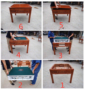 Juego de máquinas automáticas de madera para posavasos, juego de máquinas de madera, 2 azulejos, electrónico, mesa de <span class=keywords><strong>Mahjong</strong></span> - Product Image 5