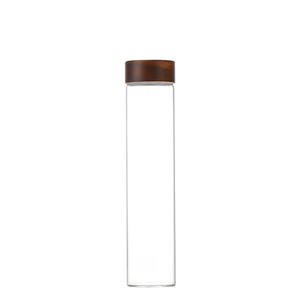 Frasco de Vidrio de Borosilicato de 47 mm de Diámetro con Tapa de Madera de Acacia y Plástico, Recipiente Hermético de Grado Alimenticio para Organización de Despensa - Product Image 4