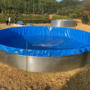 Biofloc Aquacultuur Visvijver Binnen/Buiten Tilapia Kweekapparatuur Circulaire PVC Visvijver <span class=keywords><strong>1000</strong></span> <span class=keywords><strong>Gallon</strong></span> Viskwekerijsysteem - Product Image 2