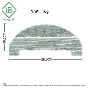 Ajustement pour <span class=keywords><strong>Proscenic</strong></span> <span class=keywords><strong>M8</strong></span> <span class=keywords><strong>Pro</strong></span> nettoyage vadrouille chiffon tampon remplacement <span class=keywords><strong>robot</strong></span> <span class=keywords><strong>aspirateur</strong></span> pièces de rechange accessoires - Product Image 6