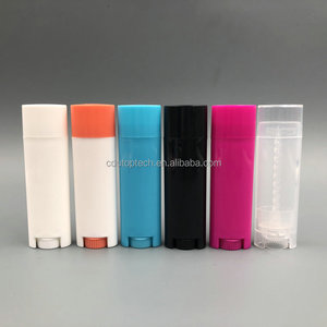 Venta al por mayor 5g blanco transparente claro vacío Chapstick contenedor 5g brillo labial contenedor negro bálsamo labial tubos - Product Image 2