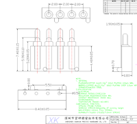 Connecteur Pogo Pin pour PCB de tous types, OEM personnalisé