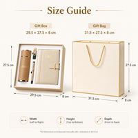 Coffret Cadeau Luxe Carnet A5 Journal Intime avec Stylo, Logo Personnalisé, Bloc-Notes, Livre de Comptes, Ensembles Cadeaux d'Entreprise