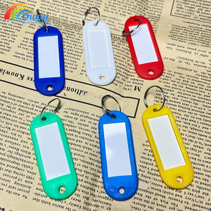 Porte-clés en plastique personnalisé avec logo, étiquette nominative, pendentif porte-clés, support de clés, étiquette d'usine, vente chaude - Product Image 3