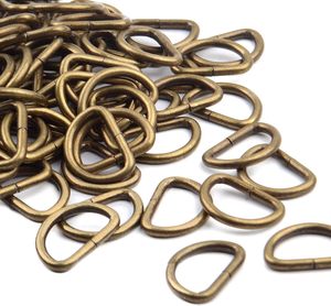 Bronagrand Pieces Inch Metal Bronze D Ring Buckles D Ring Loop For Handbag <b>Purse</b> Clothes DIY Accessories - Product Image 3