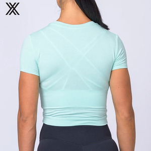 Femmes <span class=keywords><strong>blanc</strong></span> débardeur coton femme <span class=keywords><strong>crop</strong></span> <span class=keywords><strong>top</strong></span> maille Épissage processus Fitness costume de yoga - Product Image 4