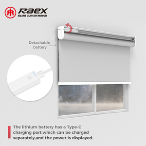 Shades Con lăn thành phần 38mm mùa xuân cơ chế ngựa vằn Bìa một cách cửa sổ Rèm màu xám 5 năm hiện đại tùy chỉnh Trung Quốc 25mm - Product Image 6