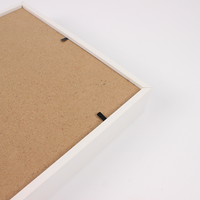 Boîte de présentation personnalisable avec logo sur mesure, moderne, élégante, durable, boîte à ombre profonde transparente, cadre photo 3D