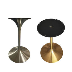 कारखाने प्रत्यक्ष 304 स्टेनलेस स्टील अंडाकार कॉफी टेबल बेस लेग धातु कताई भागों Yaxin ब्रांड अनुकूलन योग्य - Product Image 4